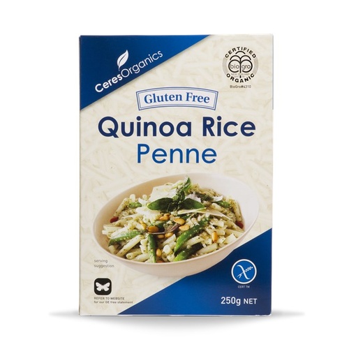 Organic Gluten Free Quinoa Penne 250g 
