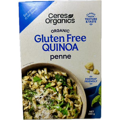 Organic Gluten Free Quinoa Penne 250g ( Best Before - August 15, 2025 )