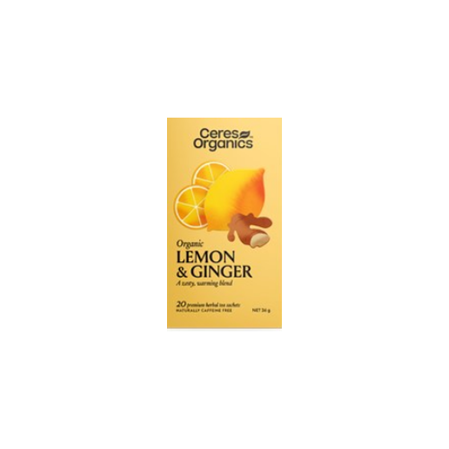 Organic Lemon & Ginger Tea 20 Bag 