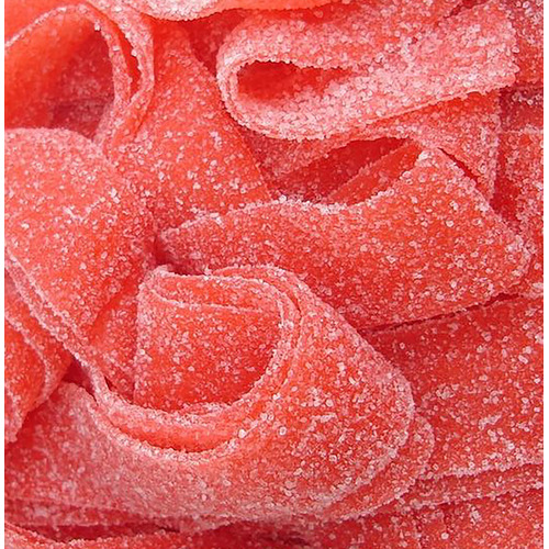 Lollinauts Strawberry Sour Straps Tub 1.2kg - 150 Pieces (Best Before - March 27,2025 )