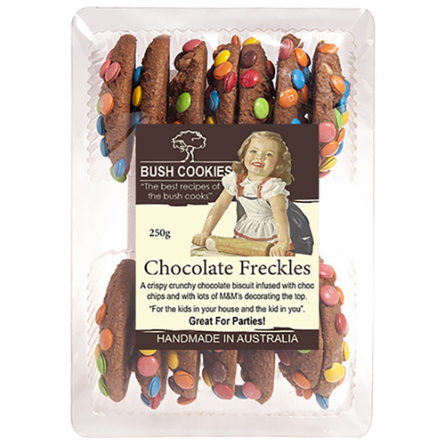 Chocolate Freckle Biscuits 250g - Carton of 12 ( Best Before - June 19, 2026 )