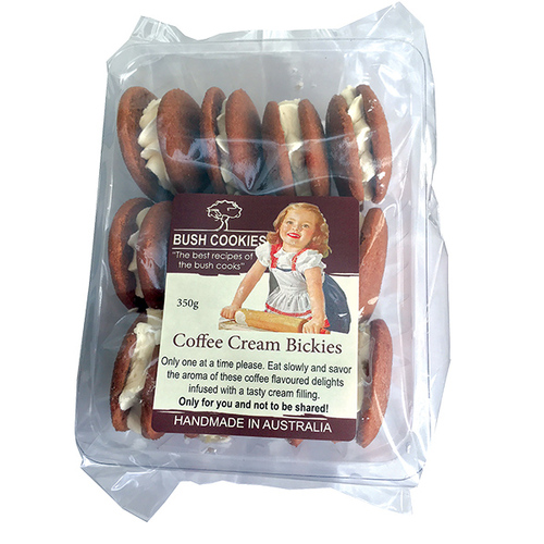 Coffee Cream Biscuits 350g - Carton of 12 ( Best Before -  September 5, 2026 )