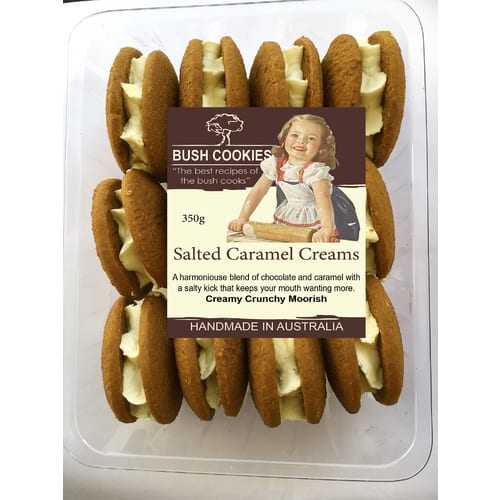 Salted Caramel Cream 350g by Bush Cookies ( BB - Nov. 2026 )