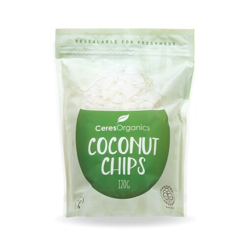 Organic Coconut Chips 120g  ( Best Before - February 2026 )