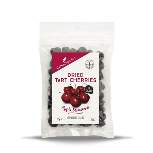 Organic Dried Tart Cherries 150g  ( Best Before - June 26, 2026 )