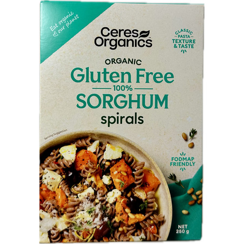 Organic Gluten Free Sorghum Spirals (formerly Fusilli) 250g ( Best Before - December 18, 2025 )