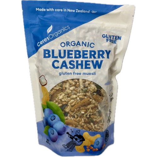 Organic Blueberry Cashew Muesli 400g ( Best Before - Oct. 2 2025 )