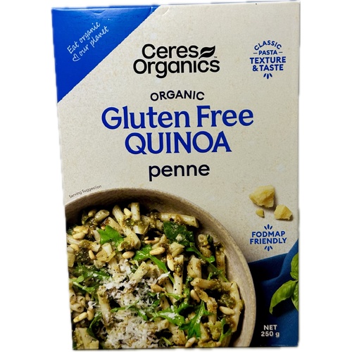 Organic Gluten Free Quinoa Penne 250g ( Best Before - 15th of August 2025 )