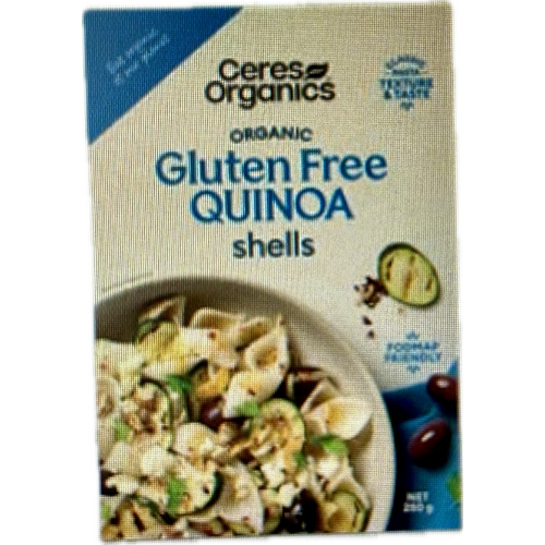 Organic Gluten Free Quinoa Shells 250g ( Best Before - October 14, 2026 )