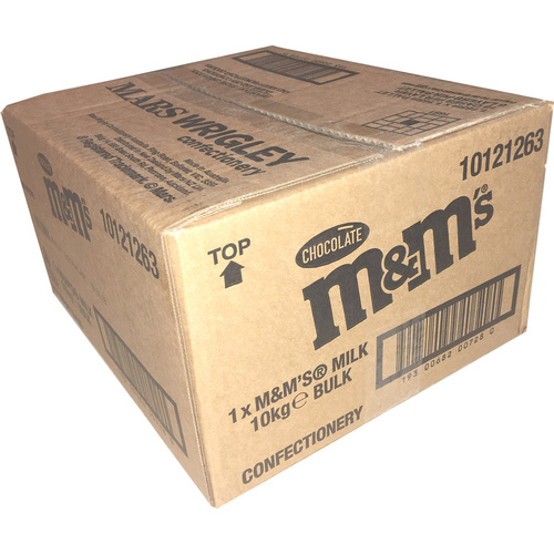 M&M's Milk Chocolate Buttons Large - 10kg ( Best Before -  October 20, 2026 )