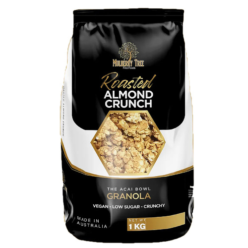 Roasted Almond Crunch 1kg Vegan Acai Bowl Granola Wholesale ( Best Before - October 18, 2026 )