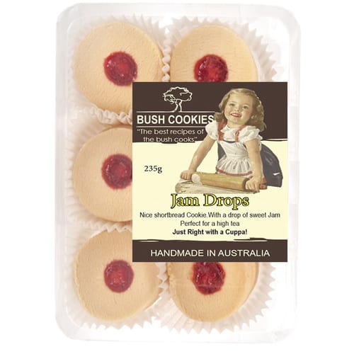 Jam Drops Shortbread Biscuits 235g ( Best Before - July 2026 )