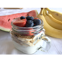 Maple Nut crunch with Yoghurt & Fresh Fruit